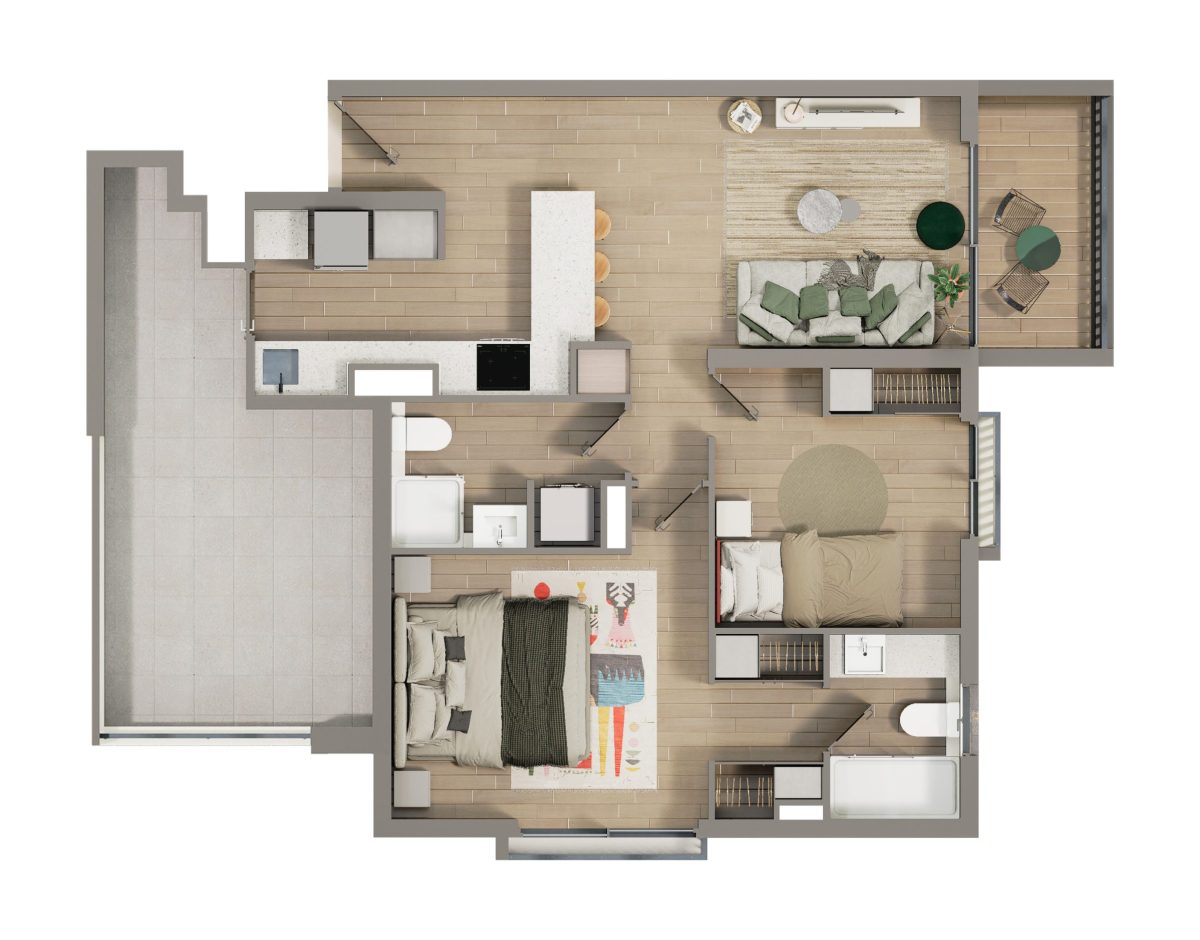 Planta-Depto-02-Dorm-02-Banos-Terraza