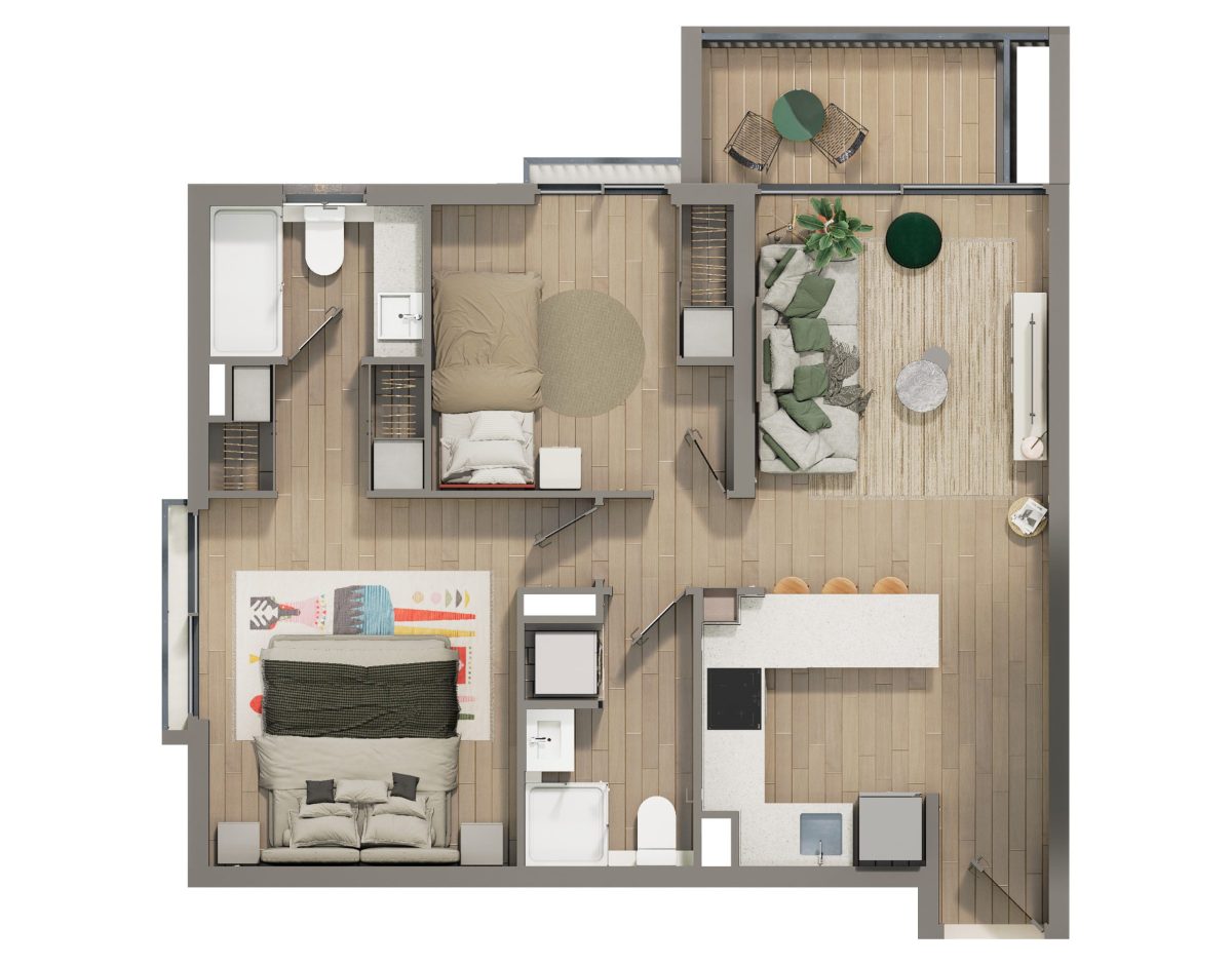 Planta-Depto-02-Dorm-02-Banos